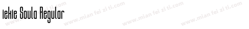 iekie Soula Regular字体转换